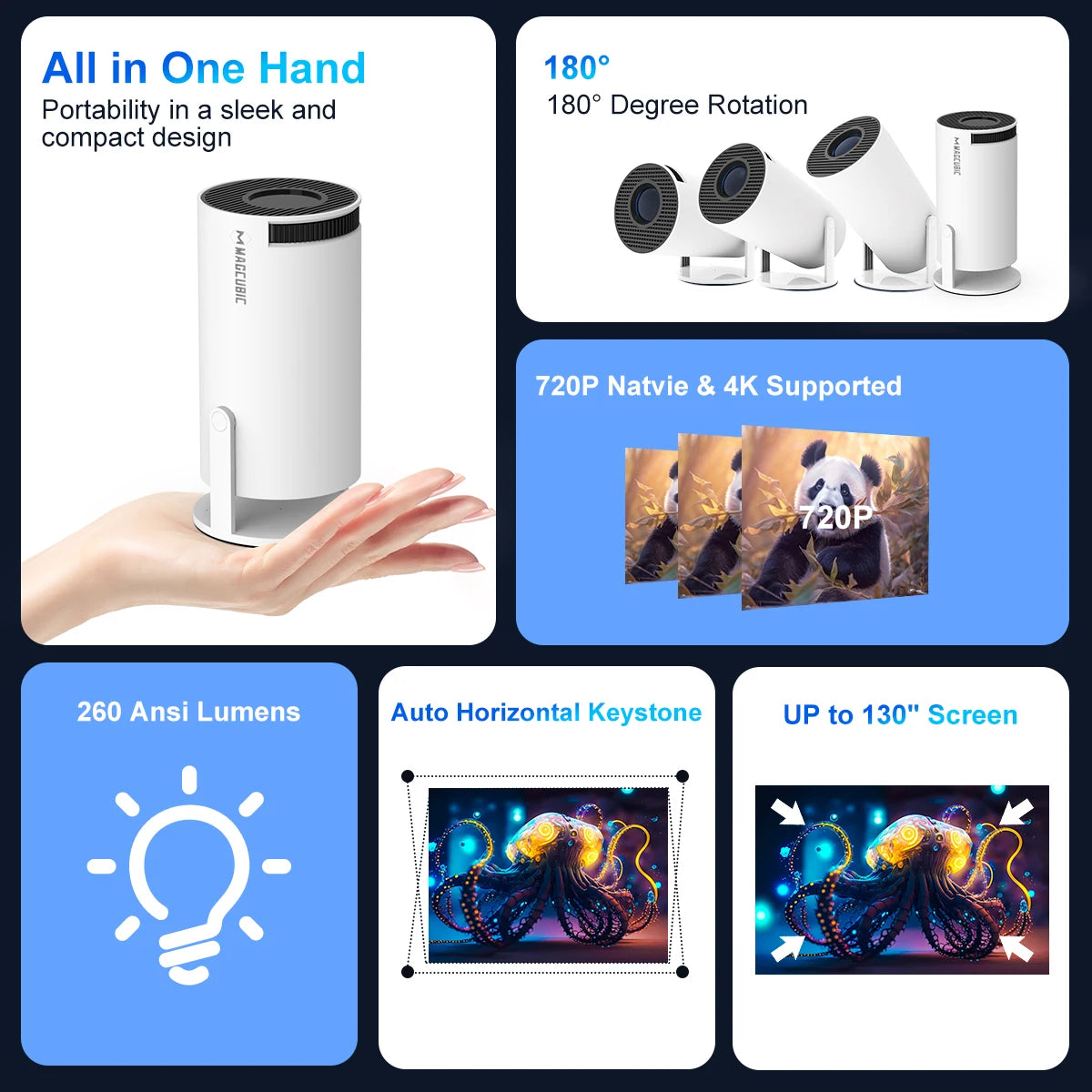 4k Projector HY300 Pro
